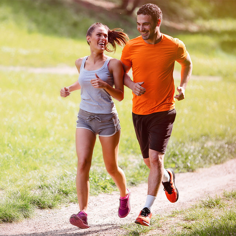 Couple Running