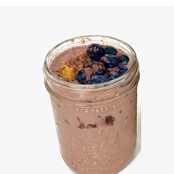 Chocolate Peanut Butter Overnight Oats