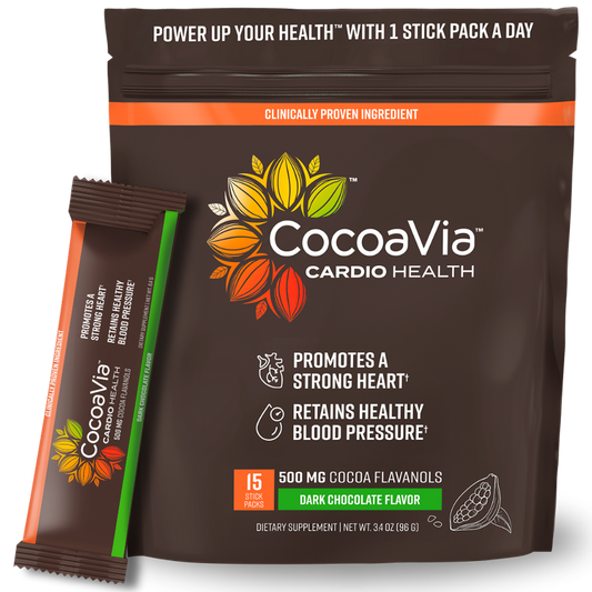 cocoavia cardio health stickpack pack shot