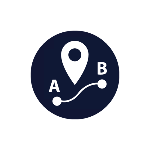 Spatial Memory icon from point A to B