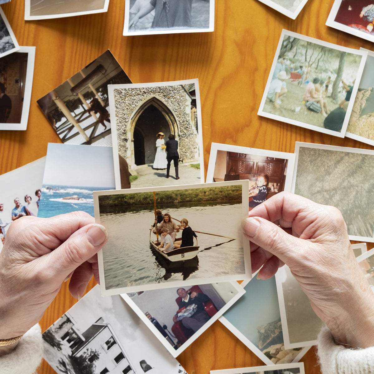 collage of memories and images