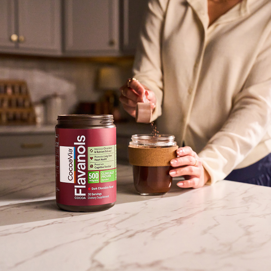 Healthy Hot Cocoa Double Chocolate