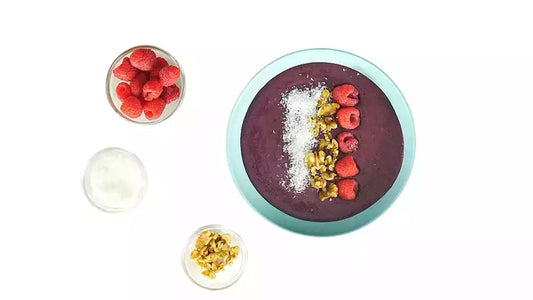 Cocoa Blueberry Smoothie Bowl