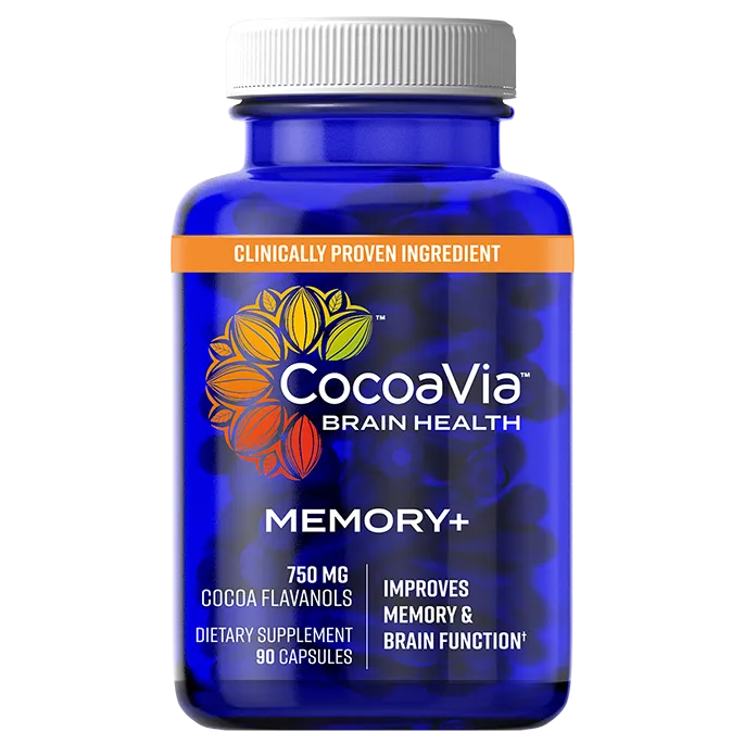 CocoaVia Memory+ Capsule Bottle