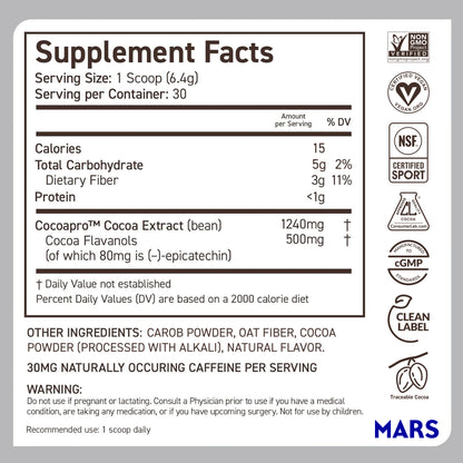 CocoaVia™ 500mg Cocoa Flavanols Powder