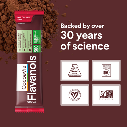 CocoaVia™ 500mg  Cocoa Flavanols Powder Stick Packs