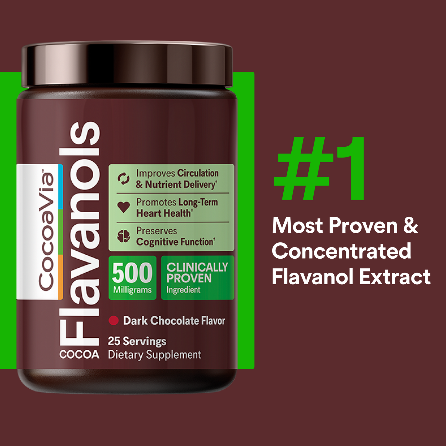 CocoaVia™ 500mg Cocoa Flavanols Powder