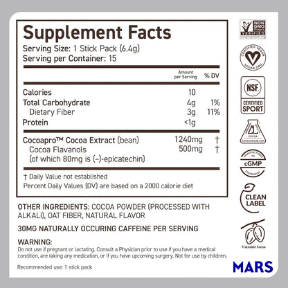 CocoaVia™ Cardio Health Cocoa Powder Stick Packs