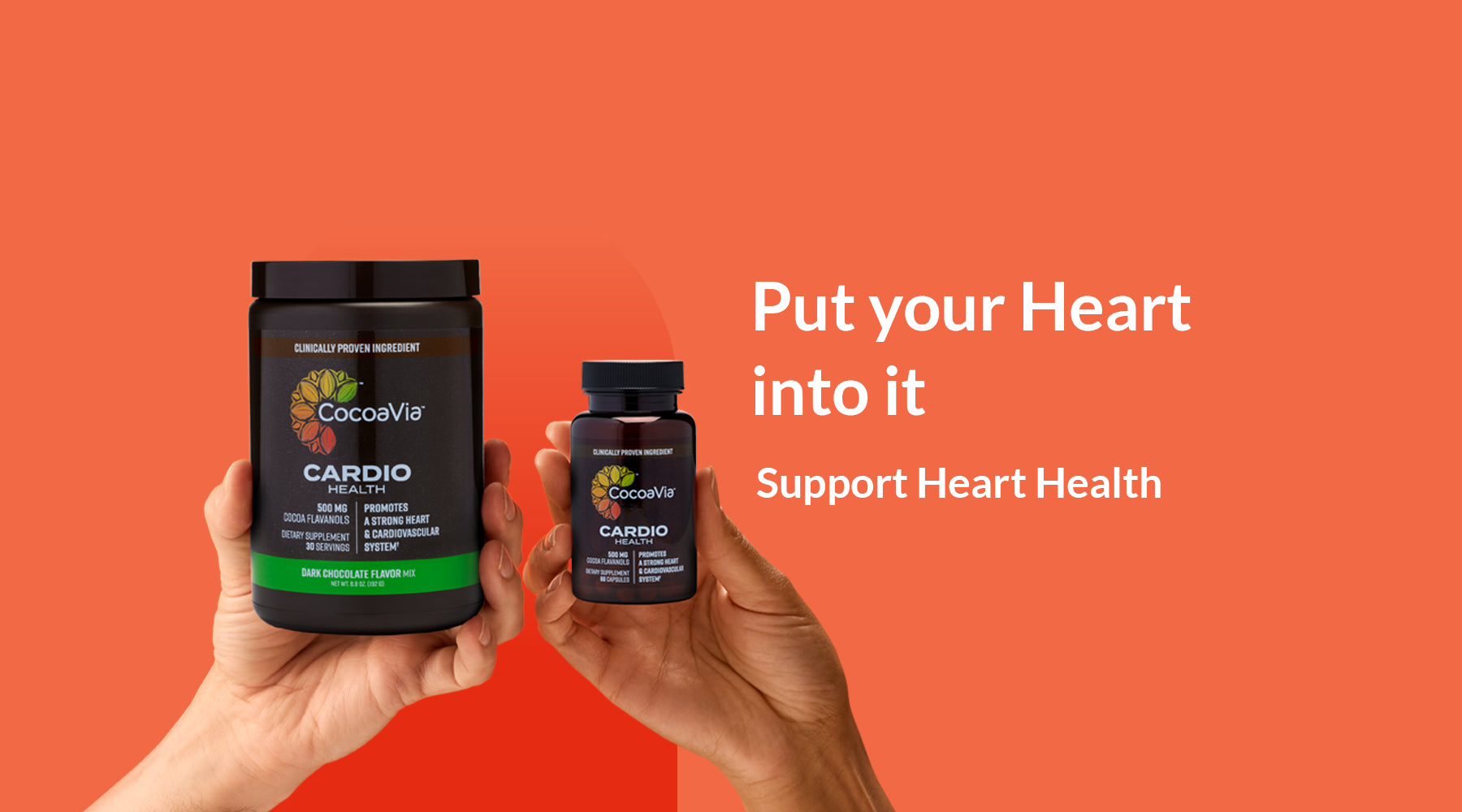 Put your Heart into it. Promote a strong heart and cardiovascular performance