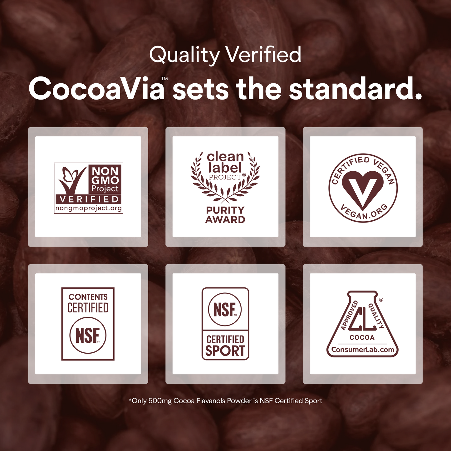 CocoaVia™ 500mg Cocoa Flavanols Capsules