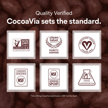 CocoaVia™ 500mg Cocoa Flavanols Capsules