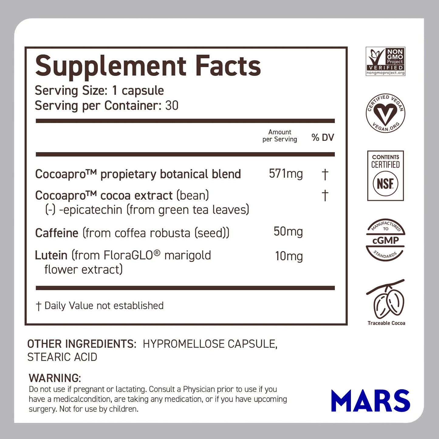 CocoaVia™ Memory & Focus Capsule