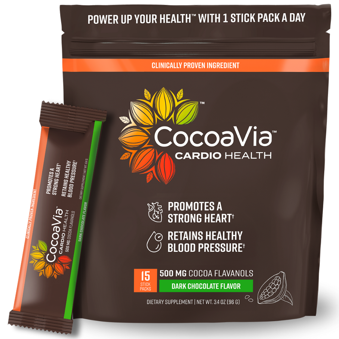 cocoavia cardio health stickpack pack shot
