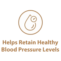 Helps Retain Healthy Blood Pressure Levels. 