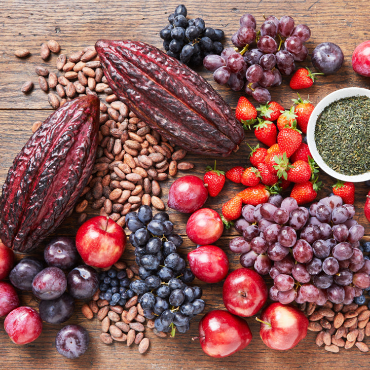 Fruits and Flavanols rich foods